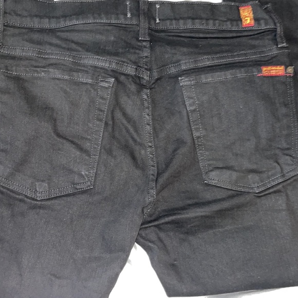 7 For All Mankind Adrien Black Jeans Size 31 - Picture 6 of 7
